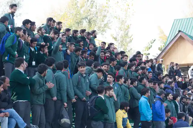 Many in the crowd had dedicated the entire day to witness the historical match and cheer for the ‘local heroes’.