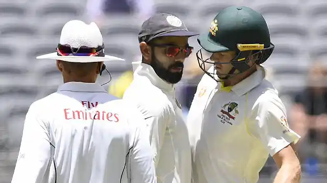 Captains Virat Kohli and Tim Paine kept going at each other during the second Test between India and Australia at Perth.