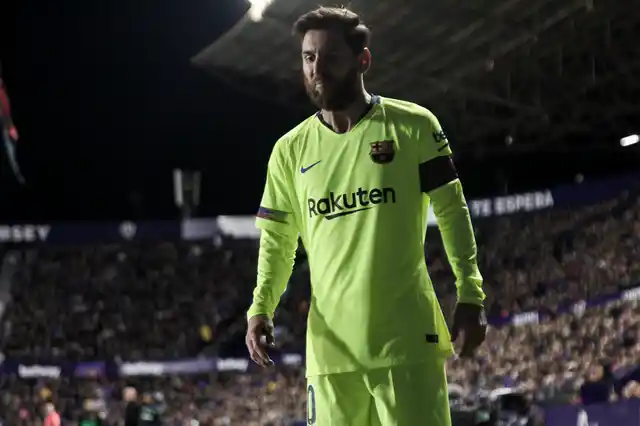 Lionel Messi tops the scoring charts in La Liga with 14 goals, three more than Cristhian Stuani and Luis Suarez.