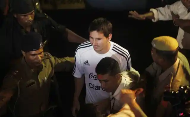 Lionel Messi’s only visit to India came in August 2011, when Argentina played a friendly against Venezuela at Kolkata.