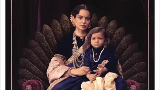 Kangana Ranaut in a poster from <i>Manikarnika: The Queen of Jhansi</i>.