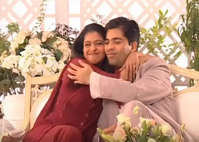 Kajol and Karan in the 90s