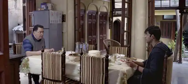 Rishi Kapoor and Anirudh Tanwar in <i>Rajma Chawal.</i>