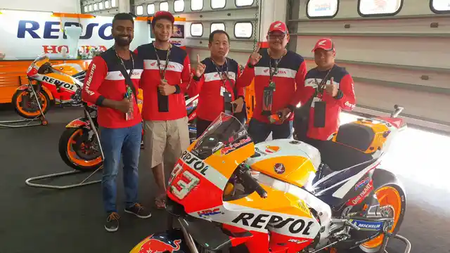 The Repsol Edition RC213V which is Moto GP champion Marc Marquez’s motorcycle.