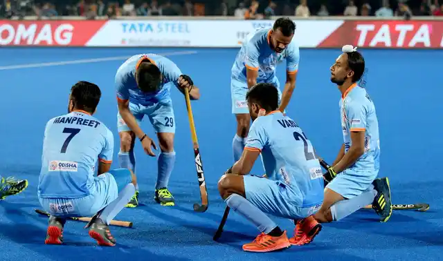 Indian players cut a dejected figure after exiting the 2018 FIH Men’s World Cup with a 2-1 defeat to Netherlands in the quarter-final.