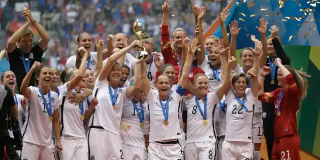 The entire 2015 FIFA Women’s World Cup, won by the USA, was played on artificial turfs in Canada.
