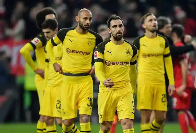 Borussia Dortmund’s shock defeat to struggling Fortuna on 18 December was their first loss in the Bundesliga this season.