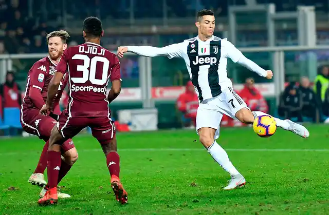 Cristiano Ronaldo is the second-highest goal-scorer in the Italian Serie A, with 11 goals so far in his maiden season at Juventus.