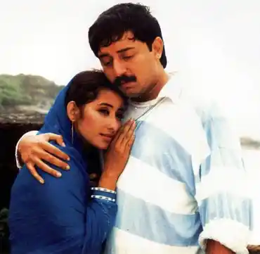 Manisha Koirala and Arvind Swamy in a still from <i>Bombay</i>. 