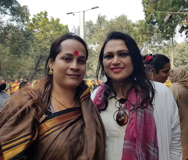 Aparna Banerjee (left) and Raina Roy (right).