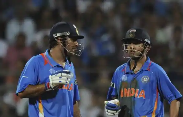 Gautam Gambhir and MS Dhoni, pictured here during the 2011 WC final, were believed to have had a strained equation.