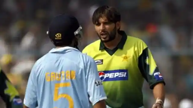 Gautam Gambhir and Shahid Afridi were involved in a heated – and fabled – altercation during an India-Pakistan ODI at Kanpur in 2007.