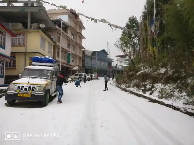 People played in the snow, something that they hadn’t been able to do for 10 years. 