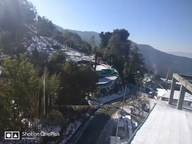 Locals feel with this snow, the tourist activities will further increase in the town, Kewzing Road Ravangla