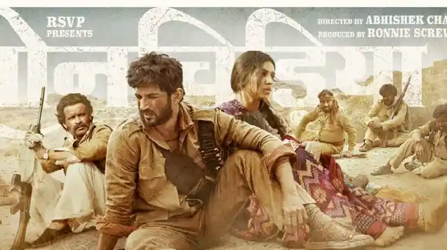 A poster of <i>Sonchiriya</i>. 