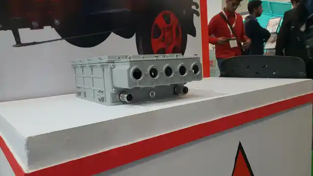 This is the controller unit for the electric motor.
