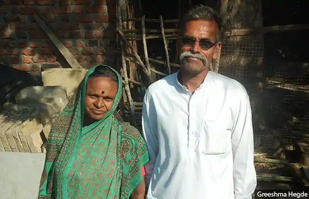 The couple have set up their own self-help group to sell produce such as pulses.