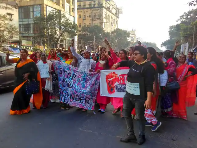 Protests erupted in parts of India against the Transgender Persons (Protection of Rights) Bill.