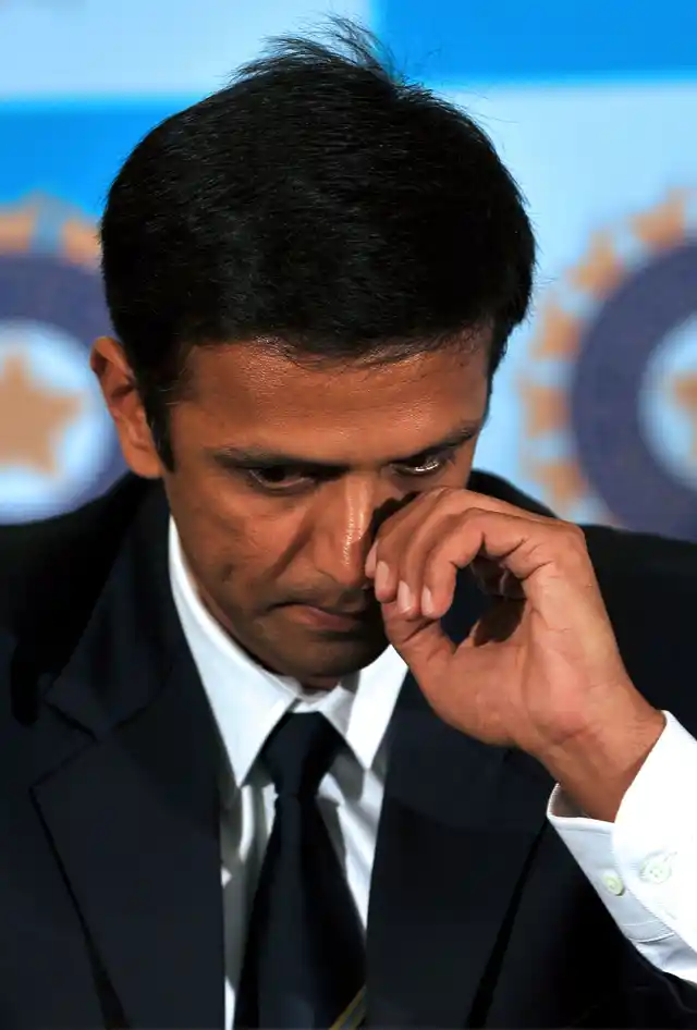 Rahul Dravid announced his international retirement through a press conference at his home ground, Bangalore’s Chinnaswamy Stadium, on 9 March 2012.