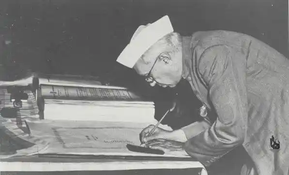 2,000 amendments were made to the first draft of the Constitution.