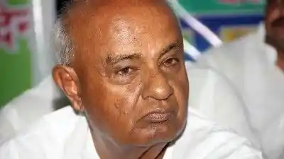 JD(S) leader and former Prime Minister HD Deve Gowda. 