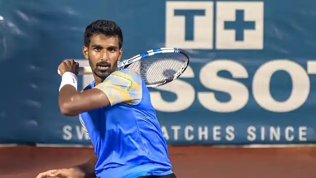 File picture of Prajnesh Gunneswaran who has qualified for the main draw of the 2019 Australian Open.