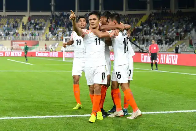 Star striker Sunil Chhetri extended his goal-scoring riches in a rare-found victory for the Indian football team. Chhetri bagged a brace as India beat Thailand 4-1 in their AFC Asian Cup 2019 opener in Abu Dhabi – India’s first win in the competition since 1964. The twin goals also saw the 34-year-old overtake Lionel Messi as the second-highest goal-scorer in international football among active players with 67 goals, behind only Cristiano Ronaldo.