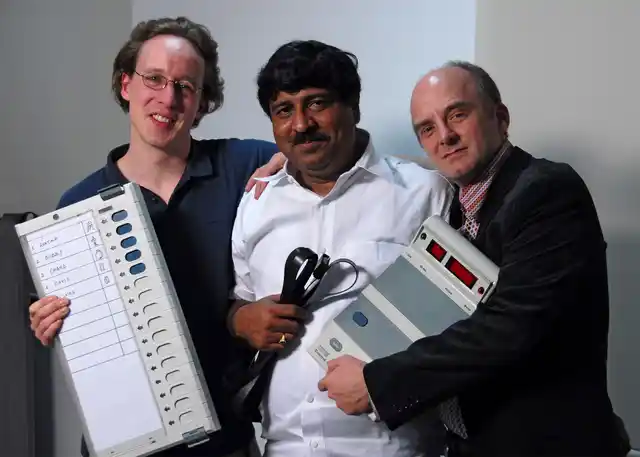 From L - R: J. Alex Halderman, Hari K. Prasad, Rop Gonggrijp in 2010