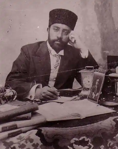 Mahmud Tarzi, the father of Afghan journalism. 