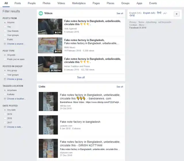 The video was widely shared on social media.