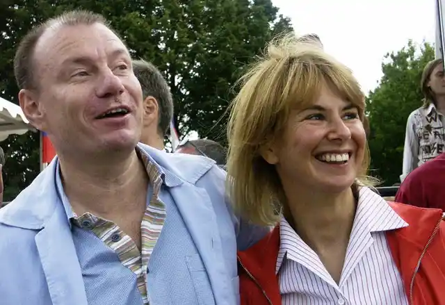 Vladimir Potanin and Natalia Potanina.