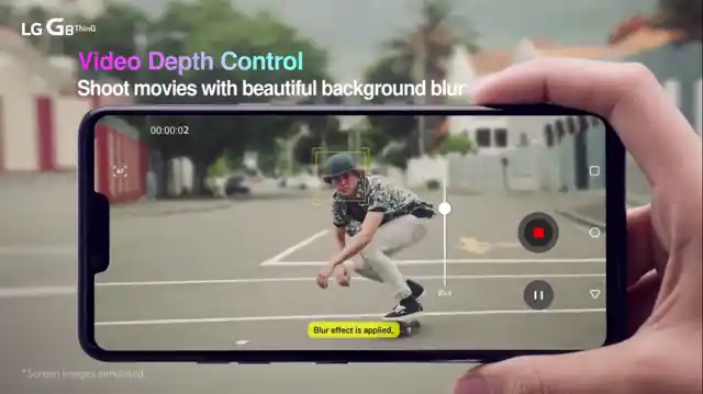 The LG G8 ThinQ comes with a dual rear camera.