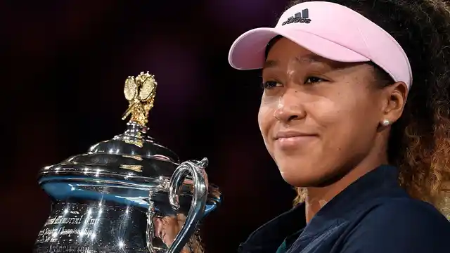 Osaka beat Petra Kvitova in three sets in the Australian Open final on January 26.