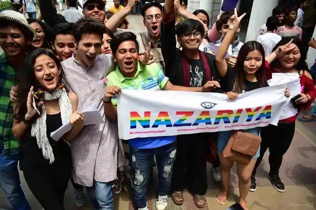 Ruth with her friends from Nazariya LGBT.
