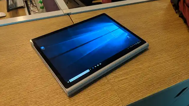 You can use the Surface Book 2 like a tablet as well. 