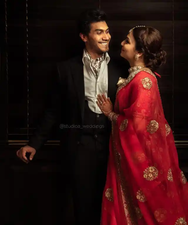 The much-in-love Mr and Mrs.