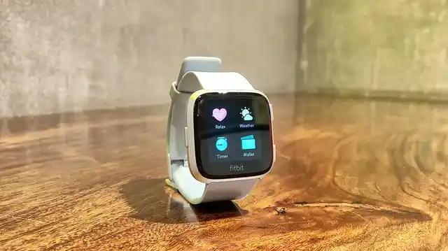 The Fitbit Versa.