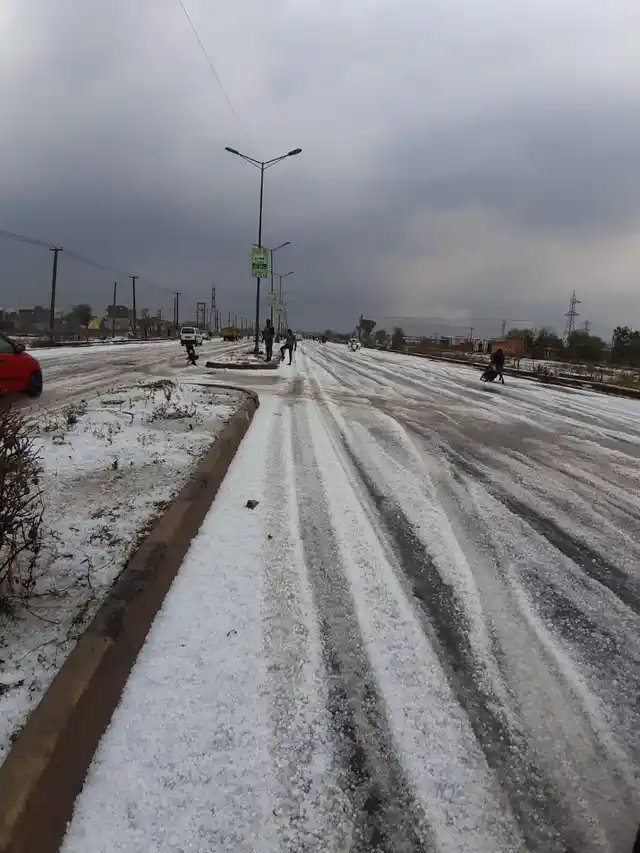 It seemed like Faridabad turned into Shimla.