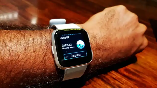You can also use the Versa to book an Uber.
