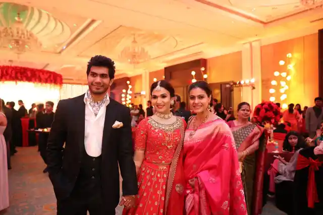 Actor Kajol Devgn looked ravishing in a bright pink silk saree.