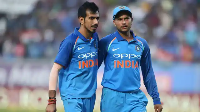 File picture of Yuzvendra Chahal (left) and Kuldeep Yadav.