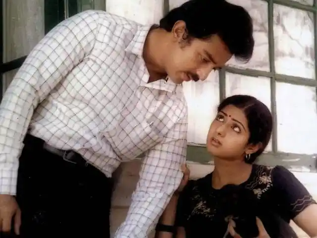 Sridevi and Kamal Haasan play off each other beautifully.