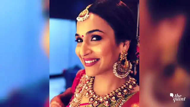 Soundarya Rajinikanth’s look for <i>Mappilai Azhappu</i> on Sunday evening.