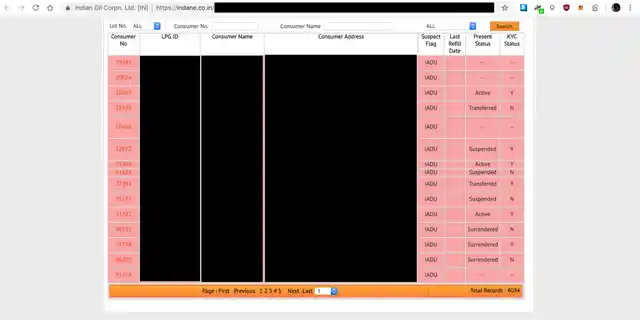 A screenshot of the dealer portal shared by Elliot Alderson, in his blog post. 