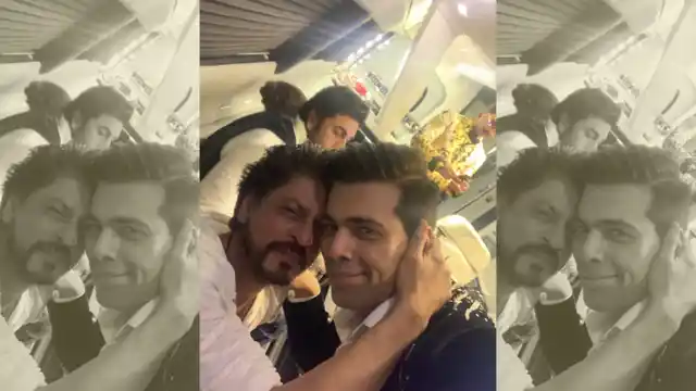 Karan Johar posts a selfie with SRK.