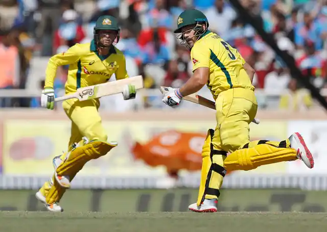 Usman Khawaja and Aaron Finch set the record for the highest ODI partnership at the JSCA Stadium in Ranchi.