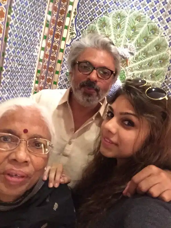 Sanjay Leela Bhansali with his niece, Sharmin Segal. 