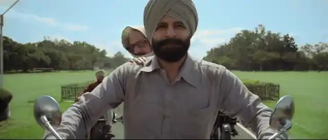 Modi disguised as a sardar during the Emergency period.