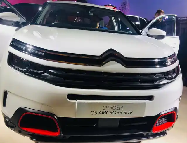 Notice the distinctive Citroen logo worked into the grille design.