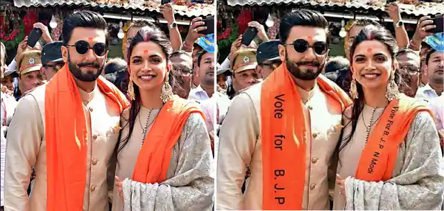 The original image (left) juxtaposed with the fake viral image.